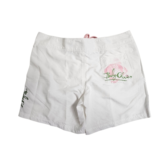 Body Glove white poly shorts - Picture 2 of 6